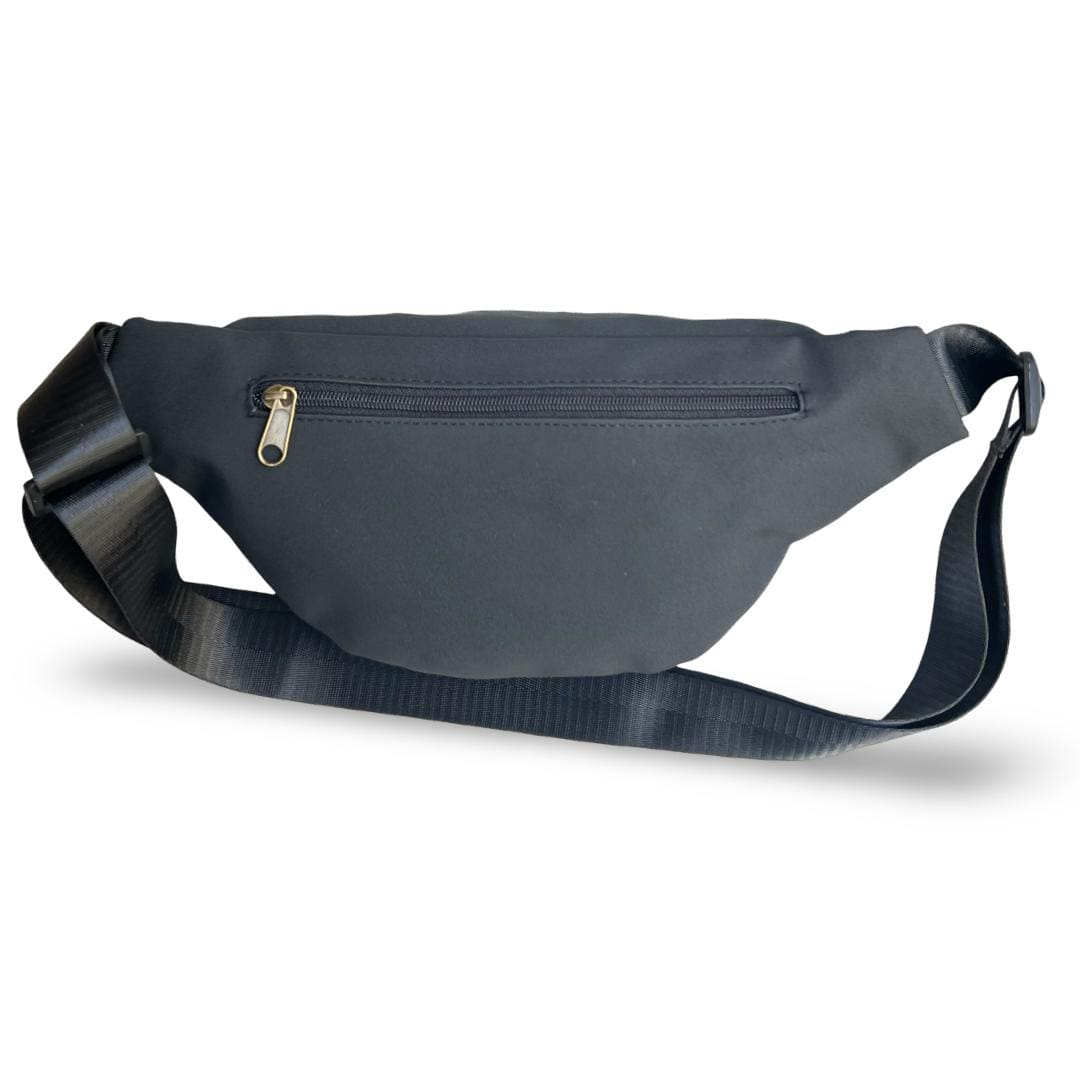 Black Nubuck Large Roni Fanny Pack