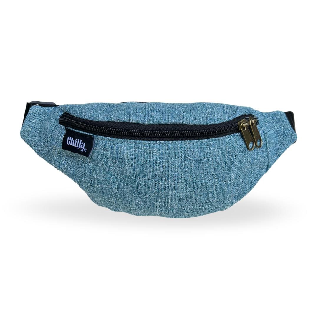 Blue-Gray Canvas Roni Fanny Pack