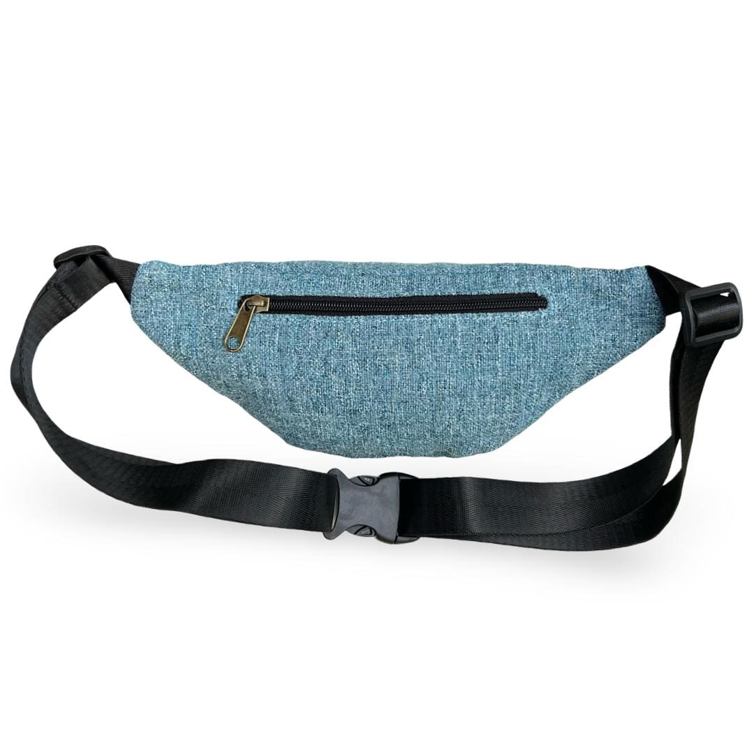 Blue-Gray Canvas Roni Fanny Pack