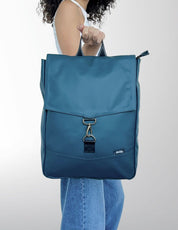 תיק גב סטודנטס בינוני ירוק בקבוק כהה