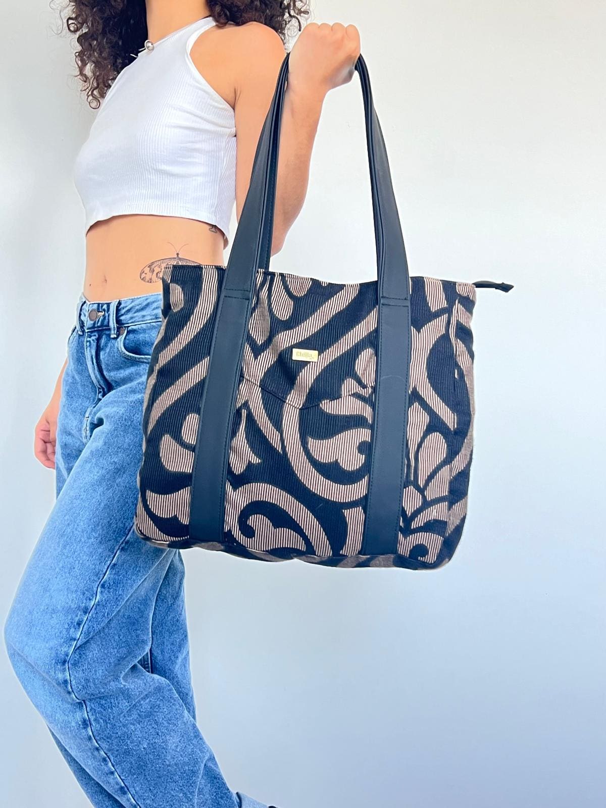 תיק צד גדול ללימודים NOKO עיטורים