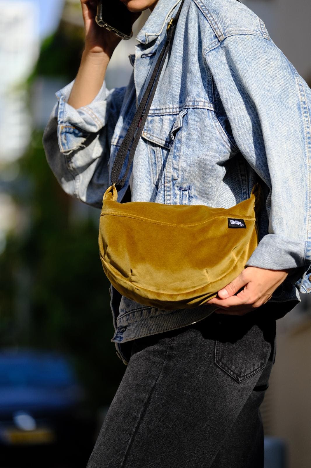 Velvet Mustard Vital Side Bag