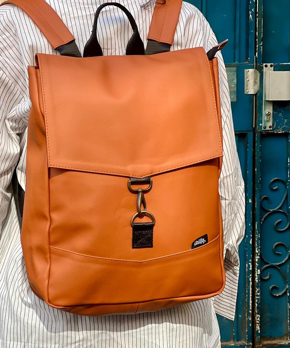 תיק גב סטודנטס בינוני כתום חמרה