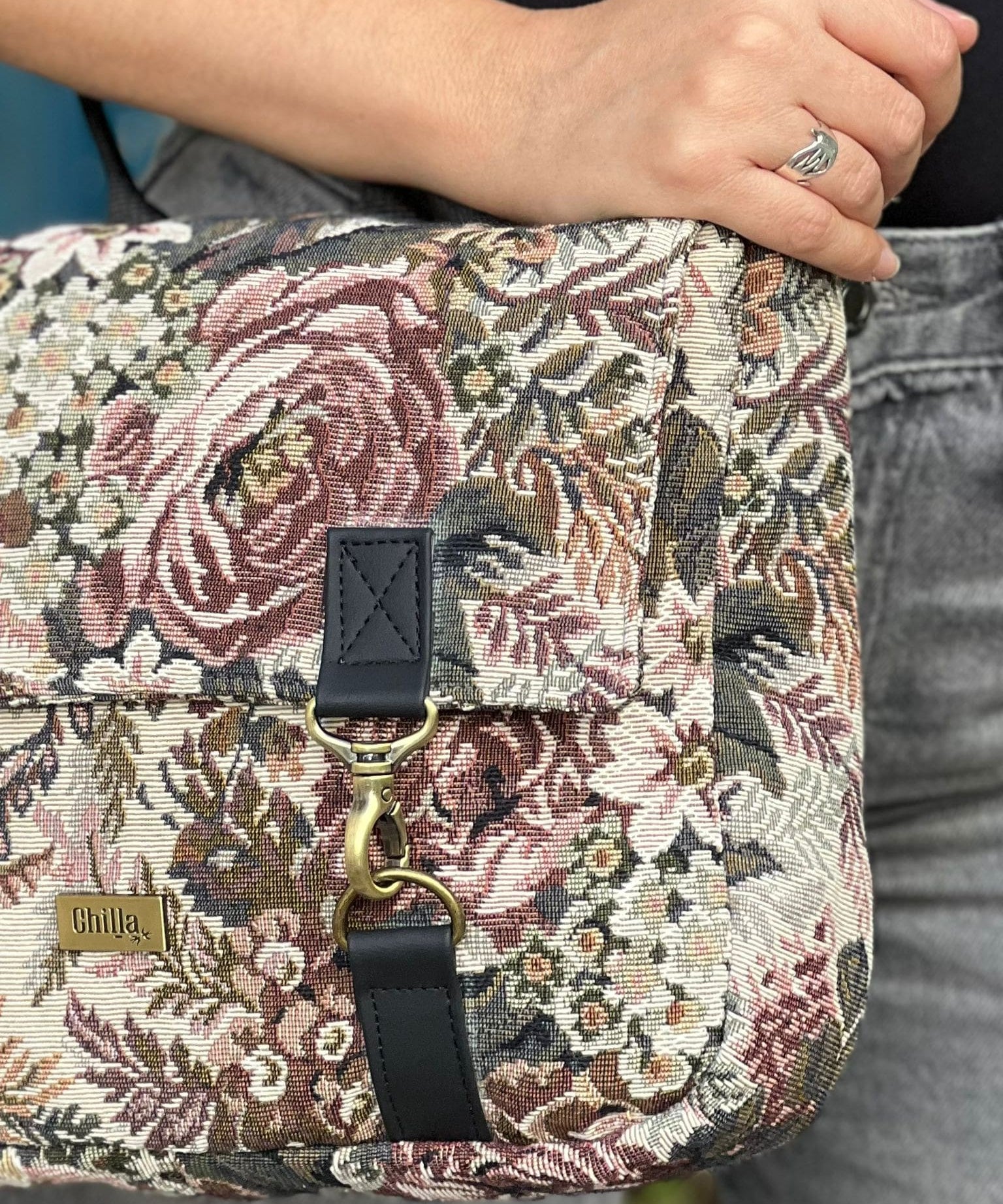 צד Jaffa פרחוני נוסטלגי