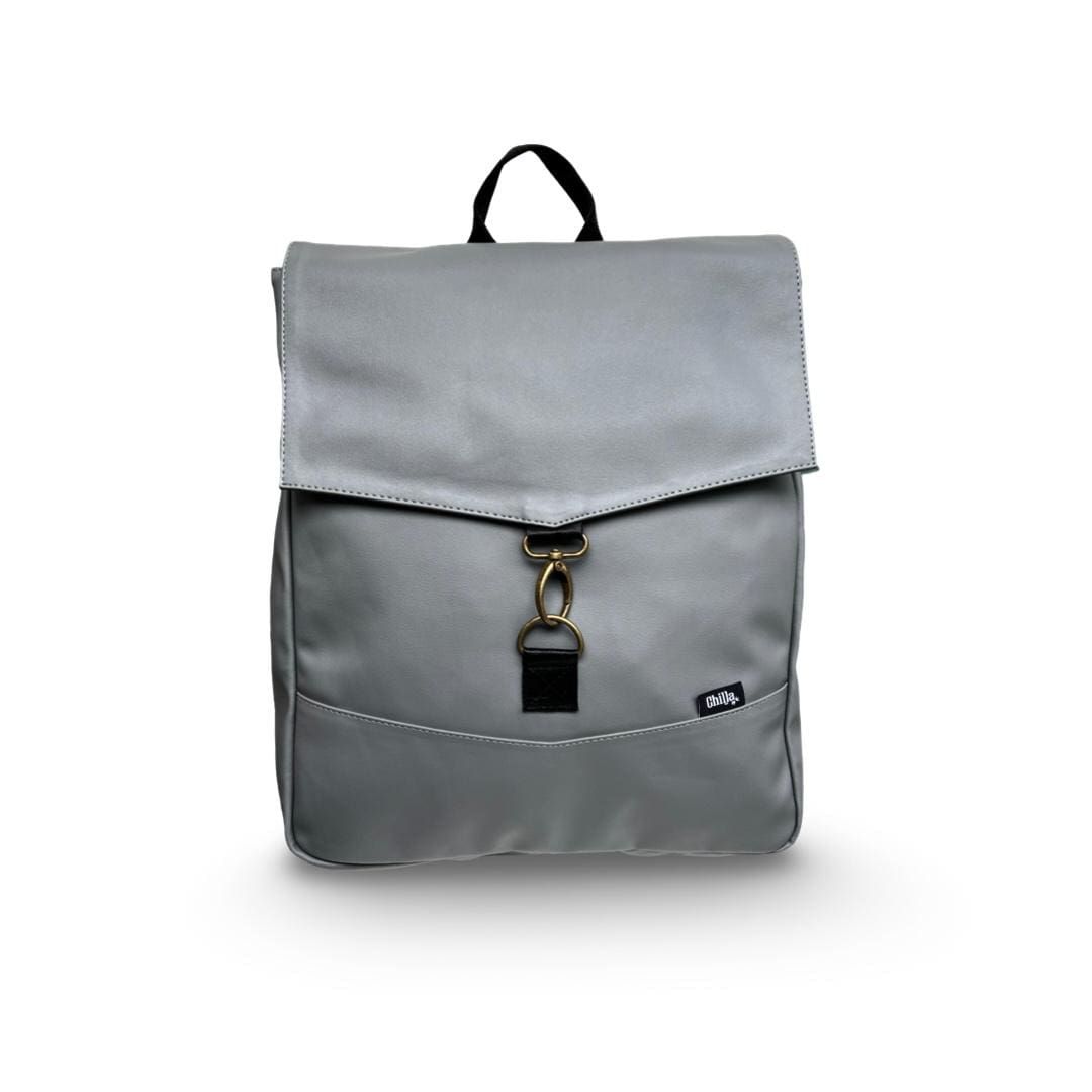 Large Gray Students Backpack