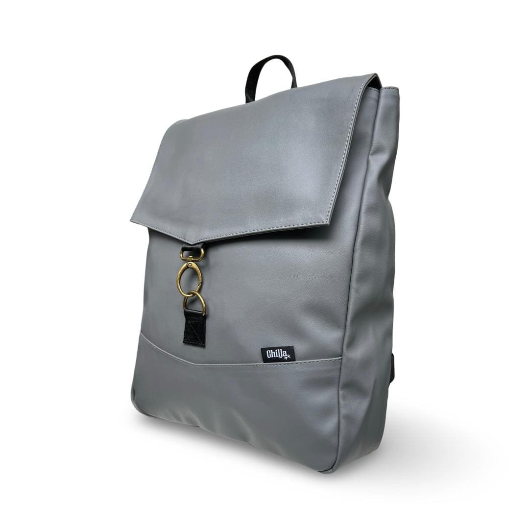 Large Gray Students Backpack