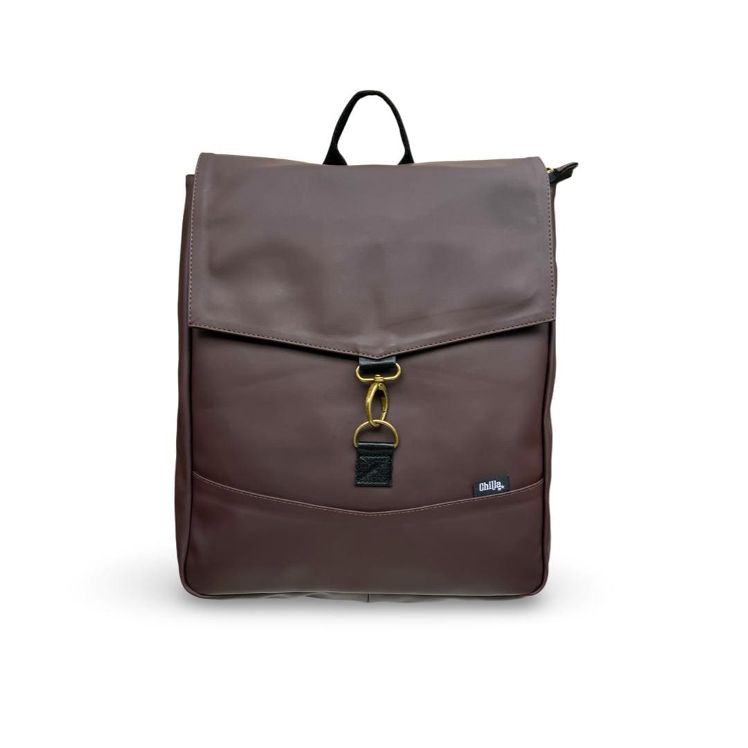 Large Chocolate Brown Students Backpack