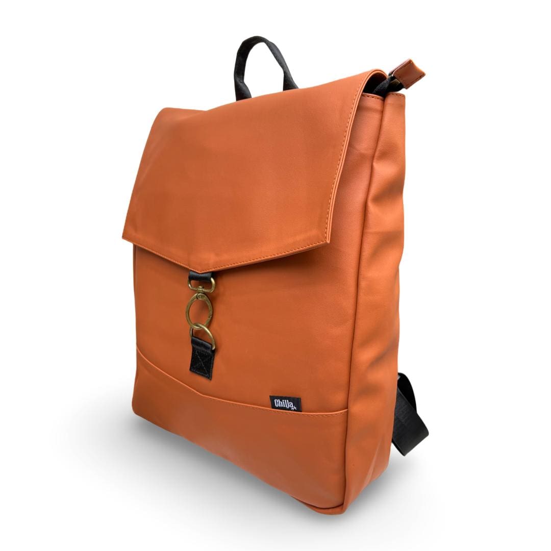 Large Terracotta Orange Students Backpack