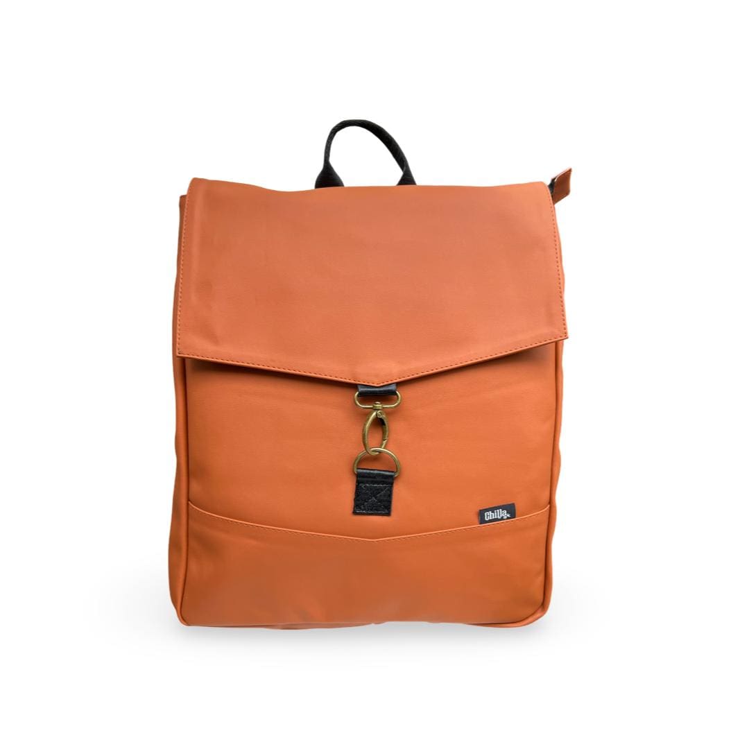 Large Terracotta Orange Students Backpack