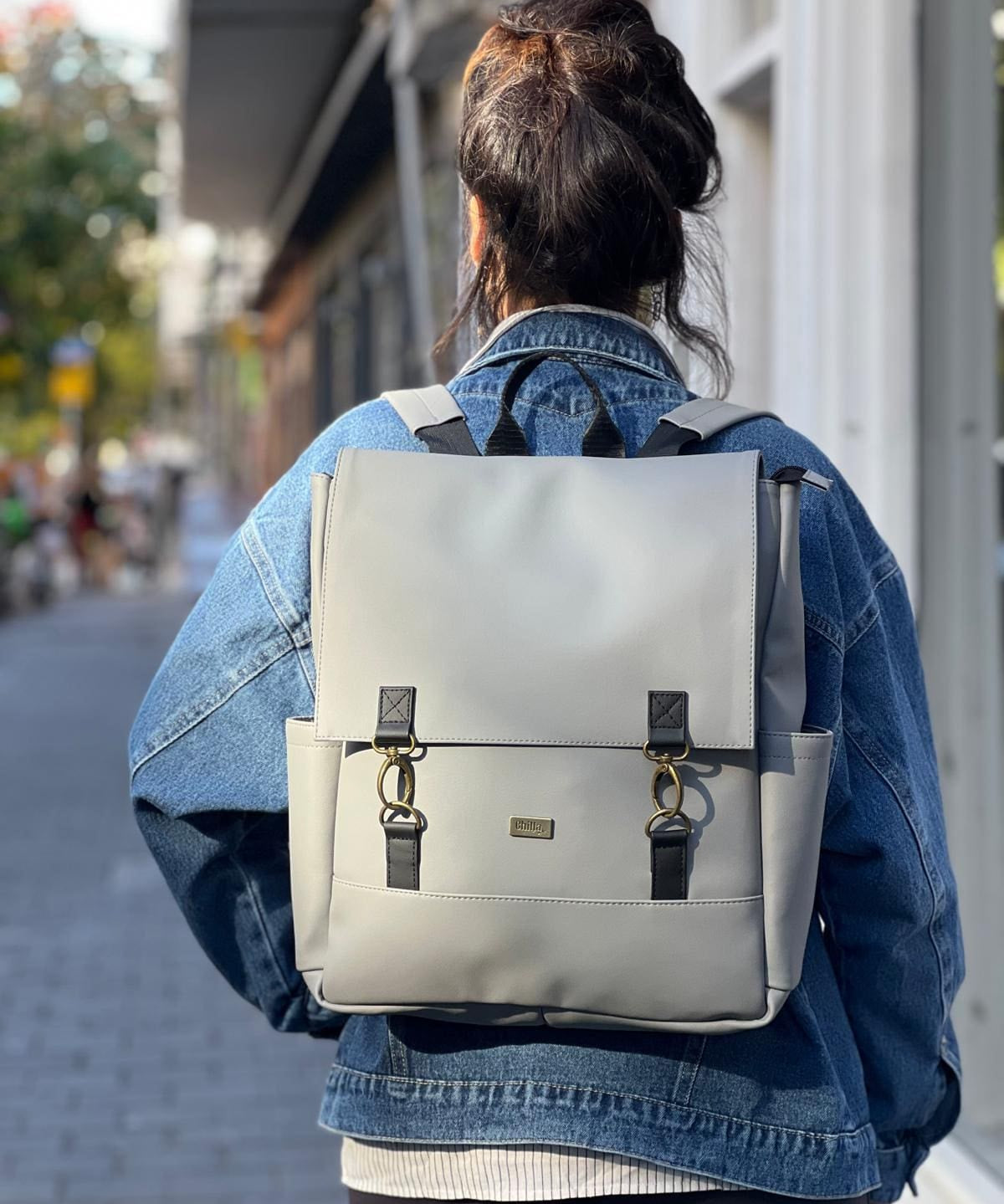 תיק גב Unicorn גדול אפור