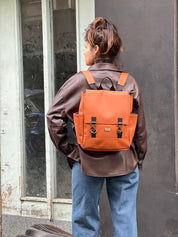 תיק גב מיני Unicorn כתום חמרה