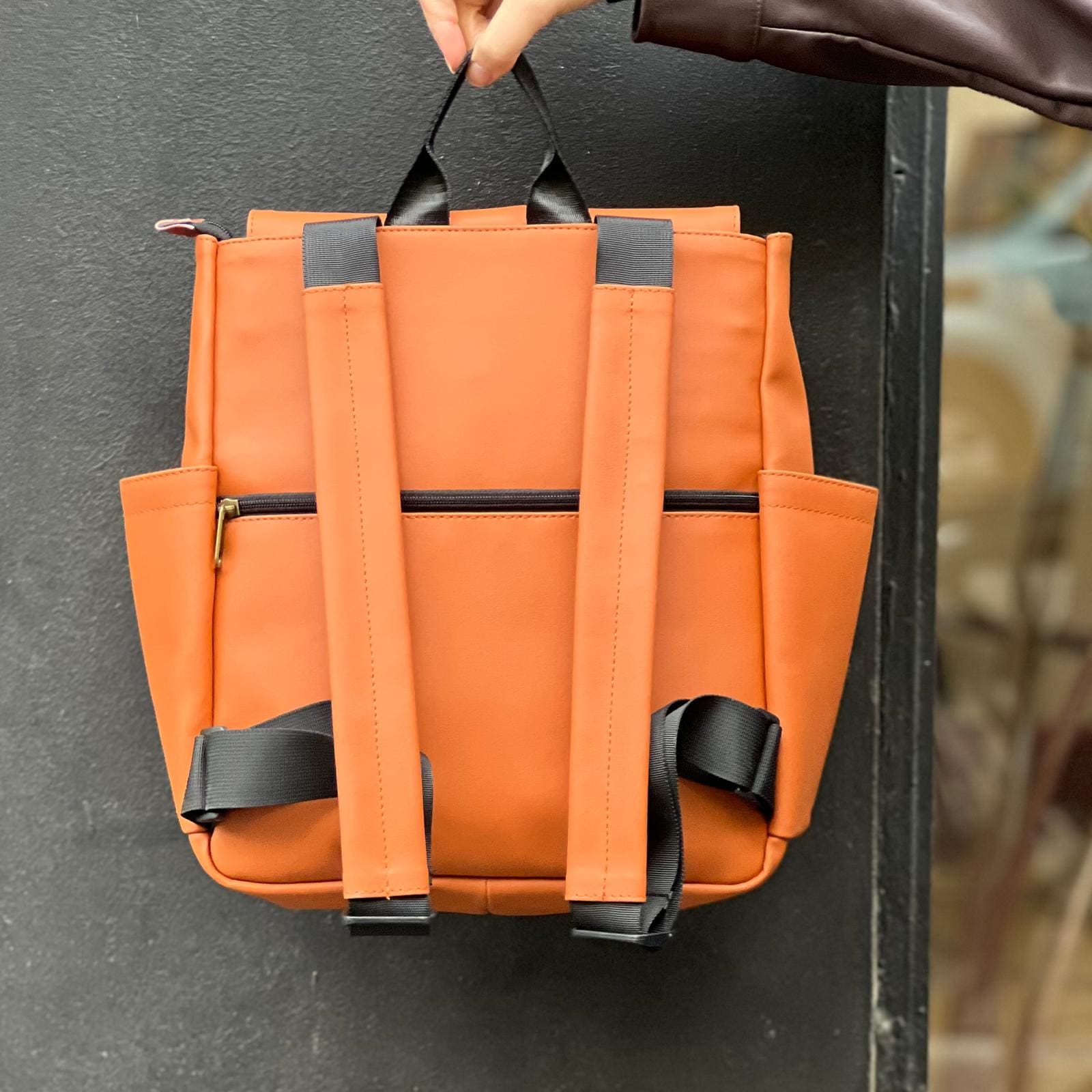 תיק גב מיני Unicorn כתום חמרה