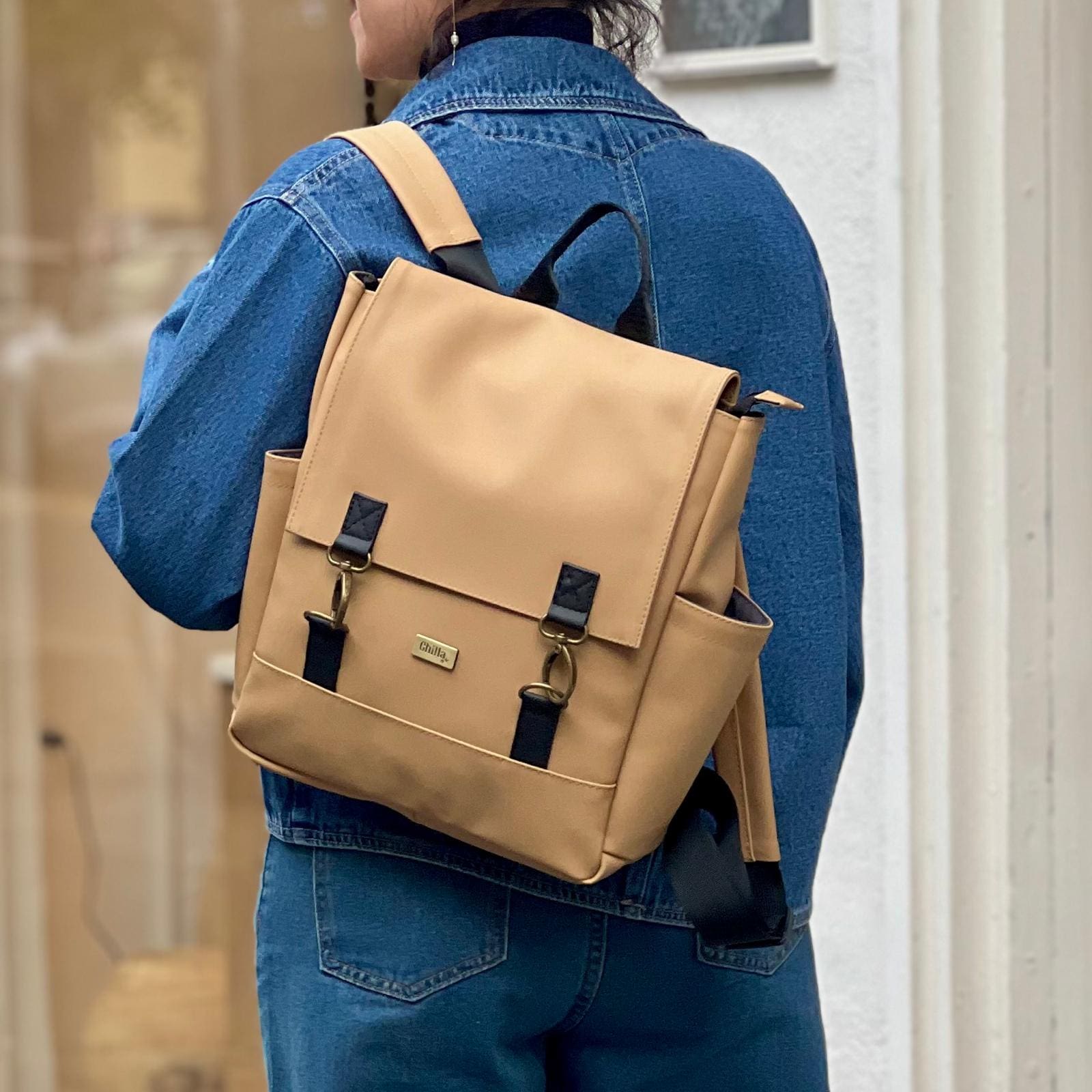 תיק גב מיני Unicorn חול