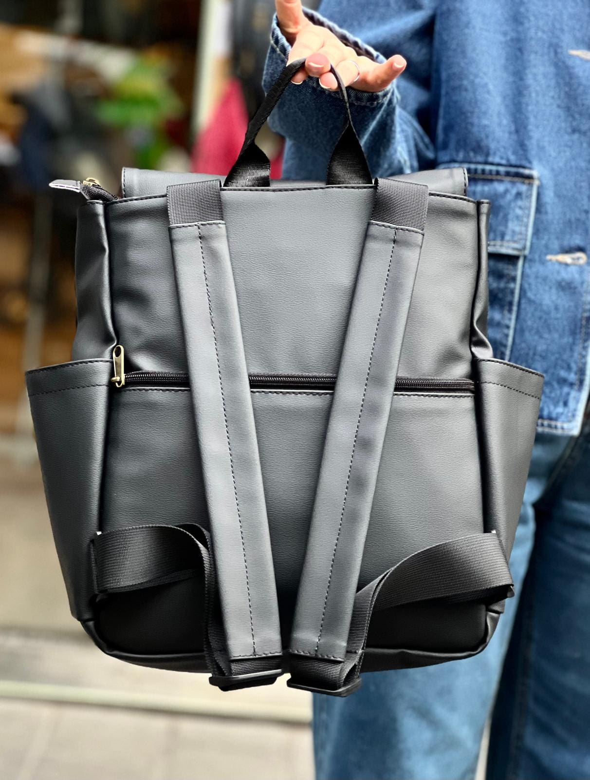 Black Mini Unicorn Backpack