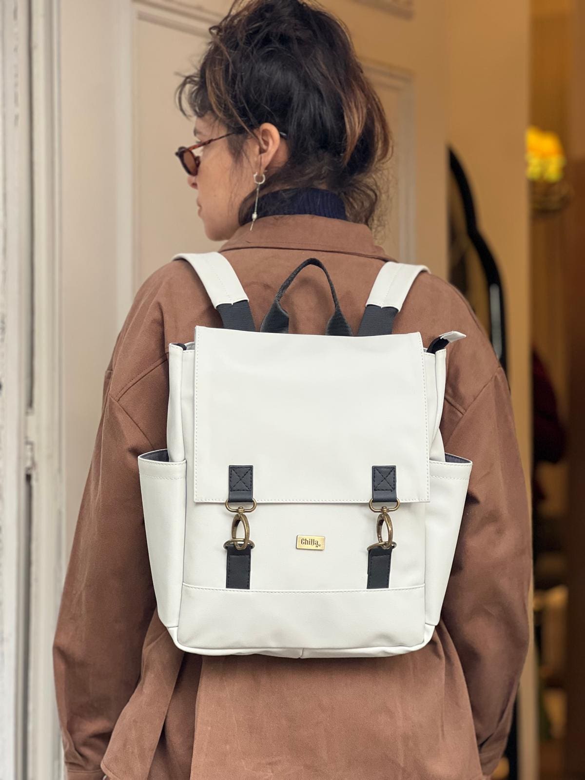 תיק גב מיני Unicorn כתום חמרה