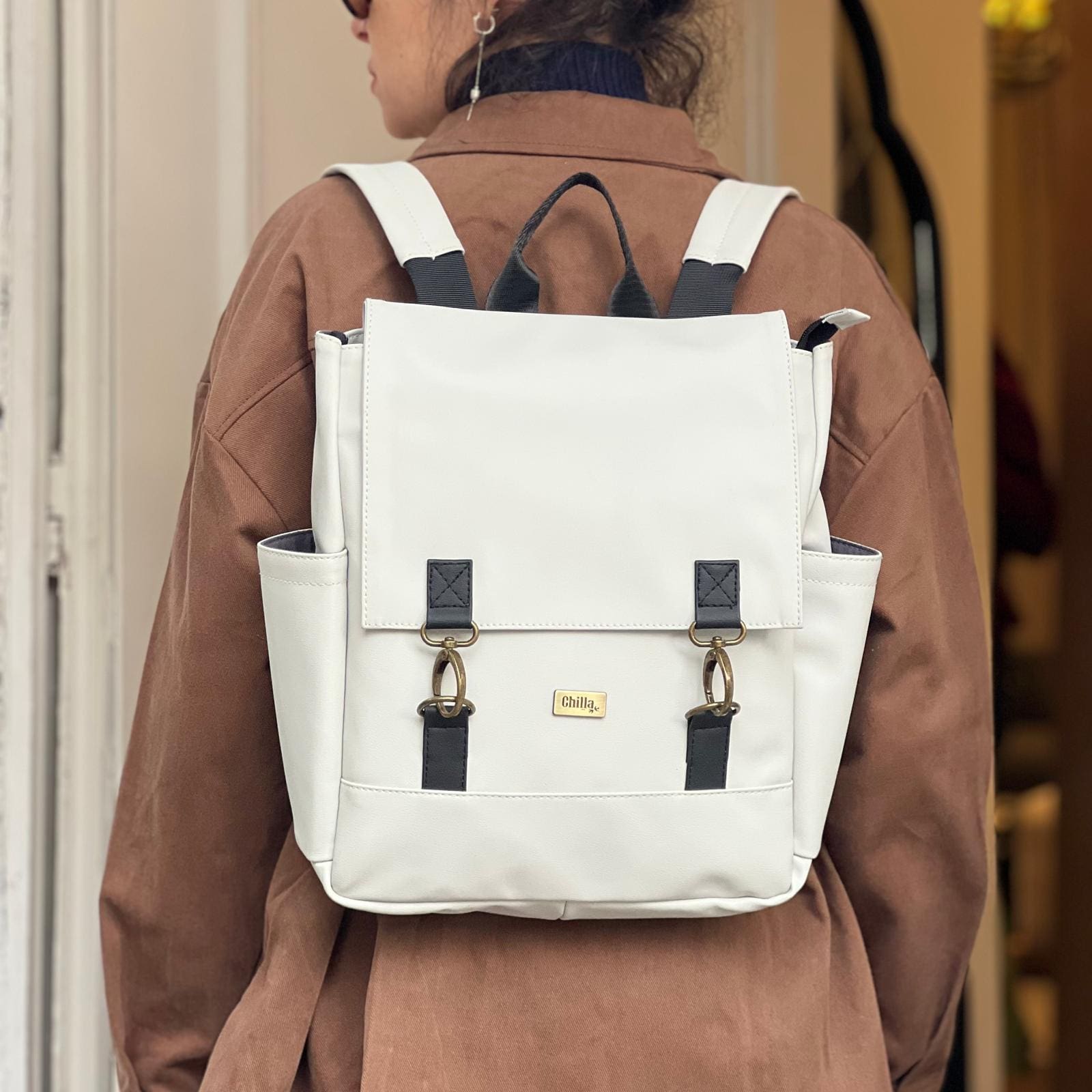 תיק גב מיני Unicorn כתום חמרה