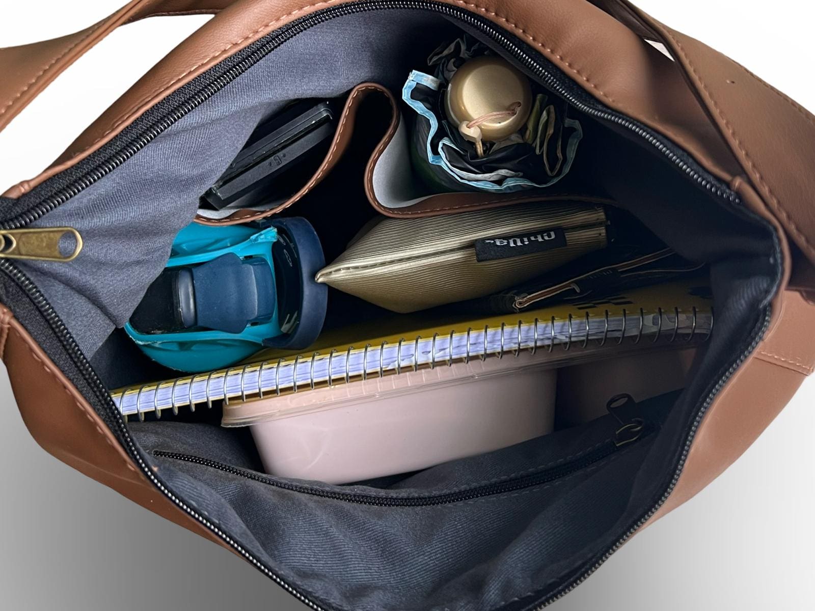 תיק צד Renée חום שוקולד