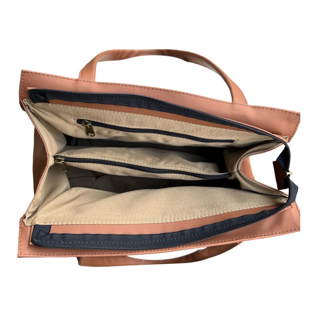 Chocolate Brown Lou'iz Shoulder Bag