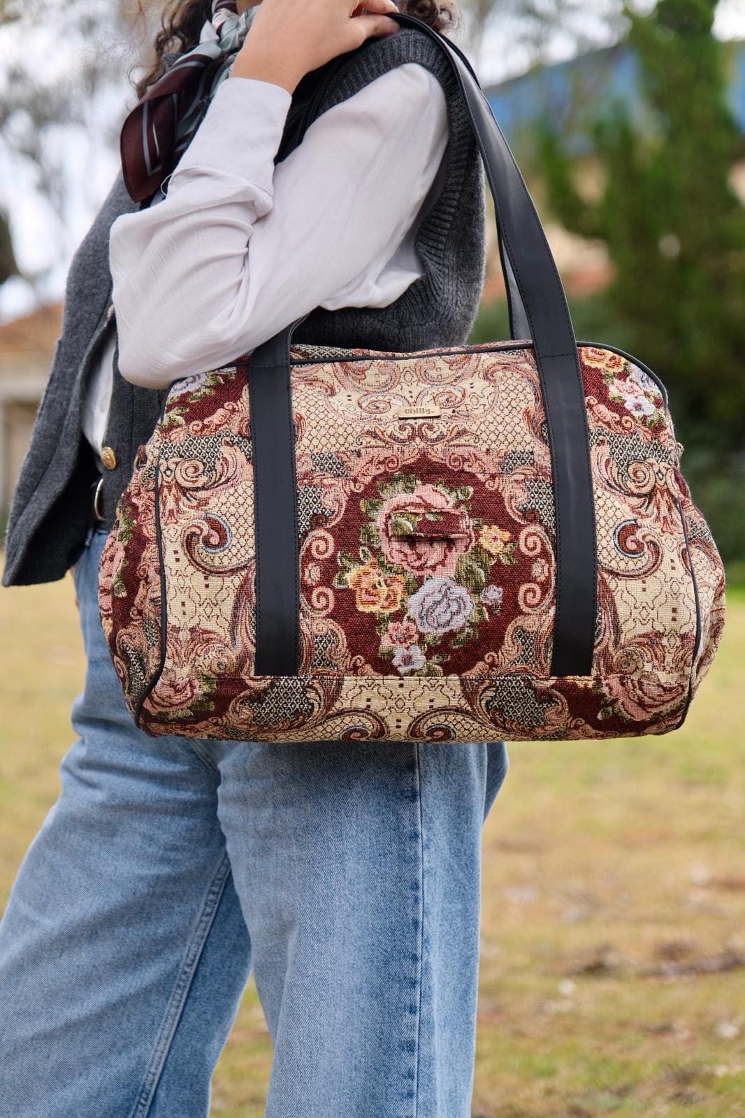 תיק החתלה Ita גובלן מרוקאי