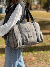 תיק החתלה Ita אפור טוויד