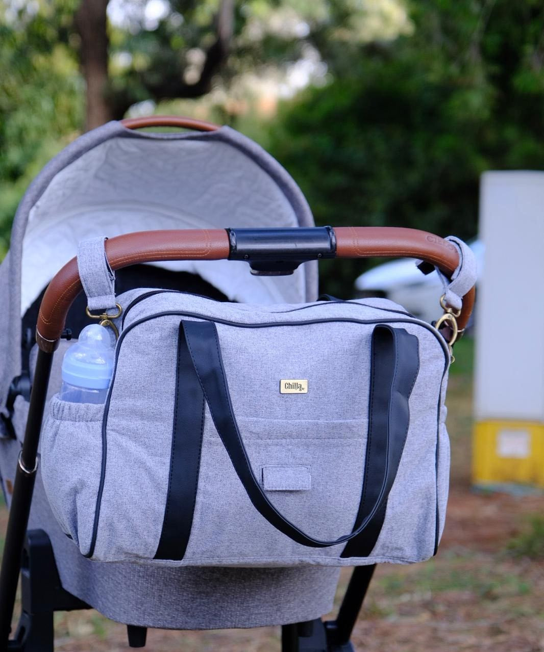 תיק החתלה Ita אפור קנבס