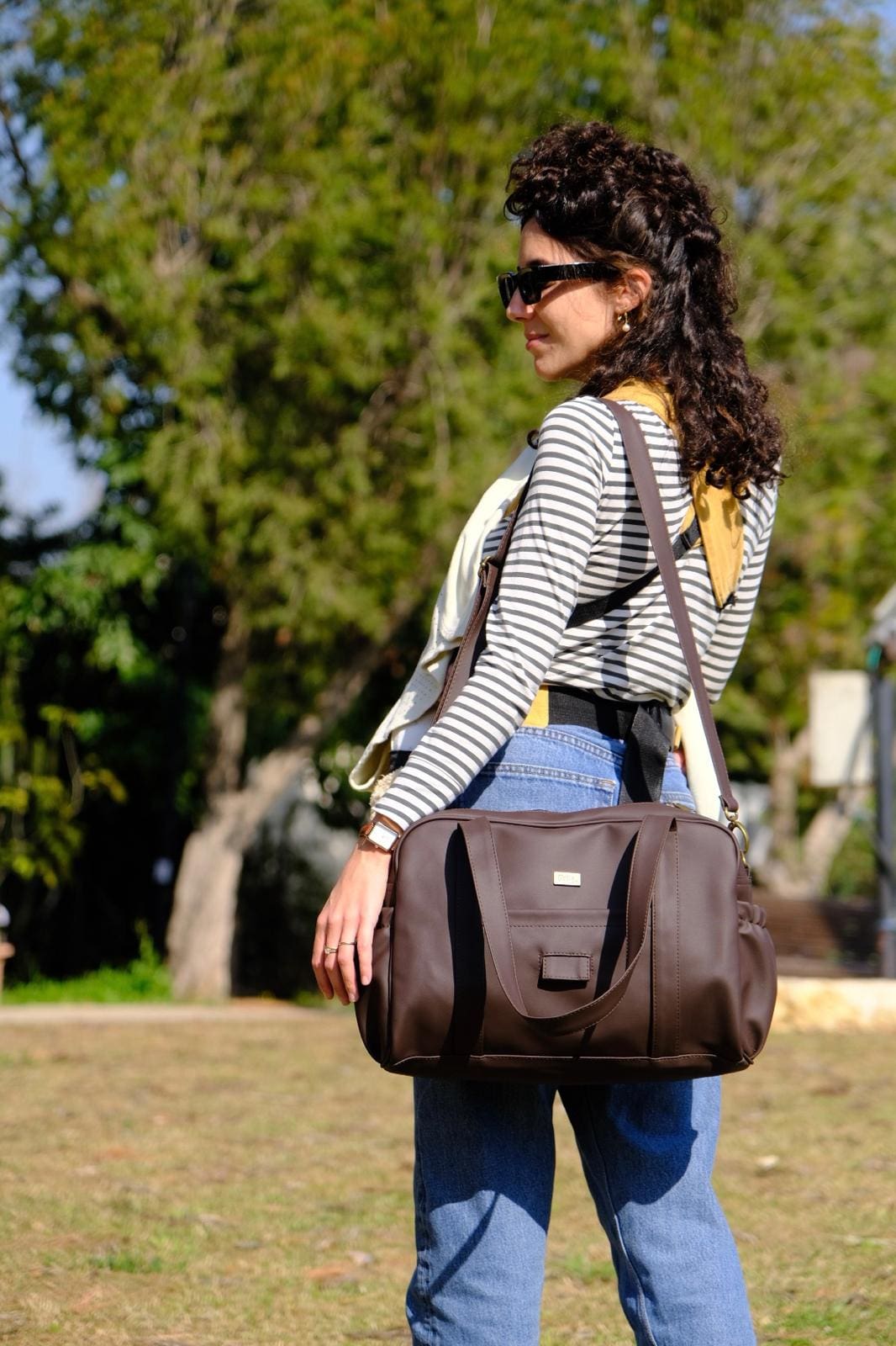 תיק החתלה Ita חום שוקולד