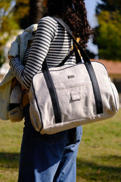 תיק החתלה Ita אפור קנבס