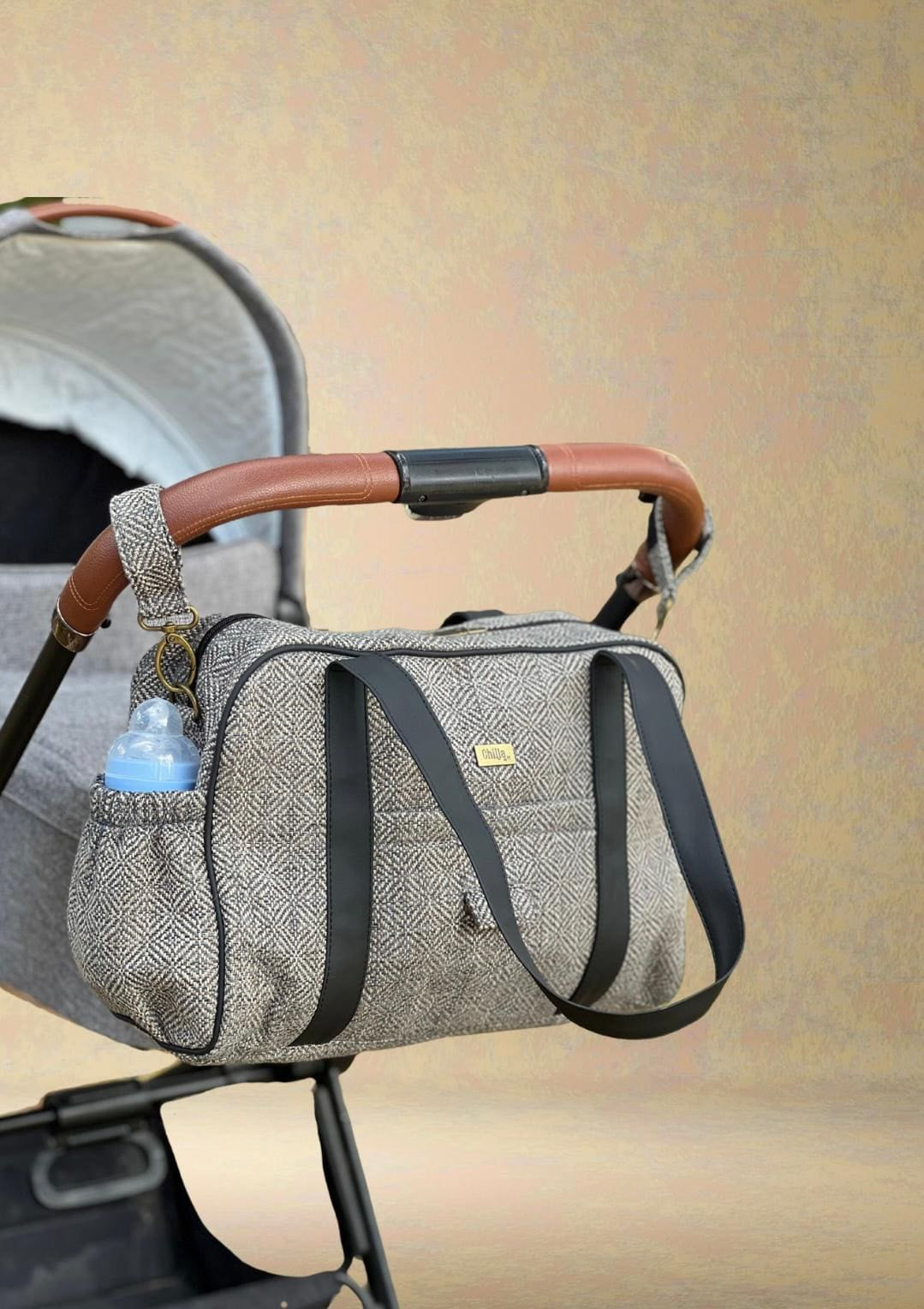 תיק החתלה Ita אפור טוויד