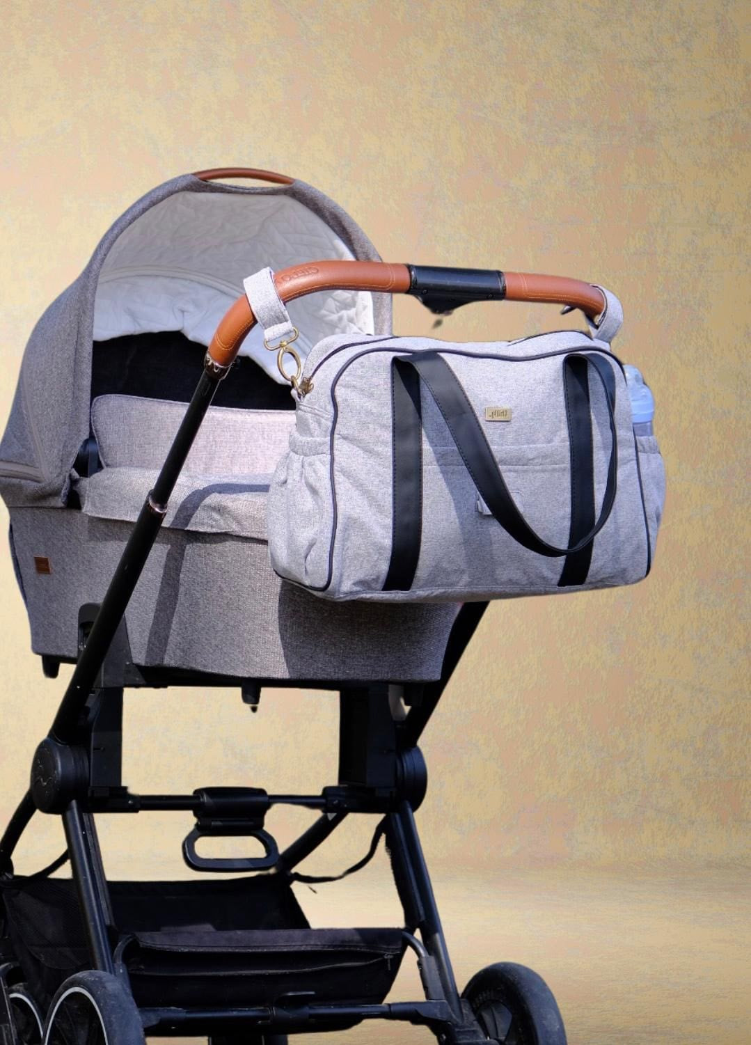 תיק החתלה Ita אפור קנבס