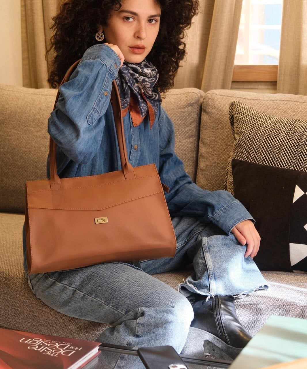 תיק כתף Lou'iz חמרה