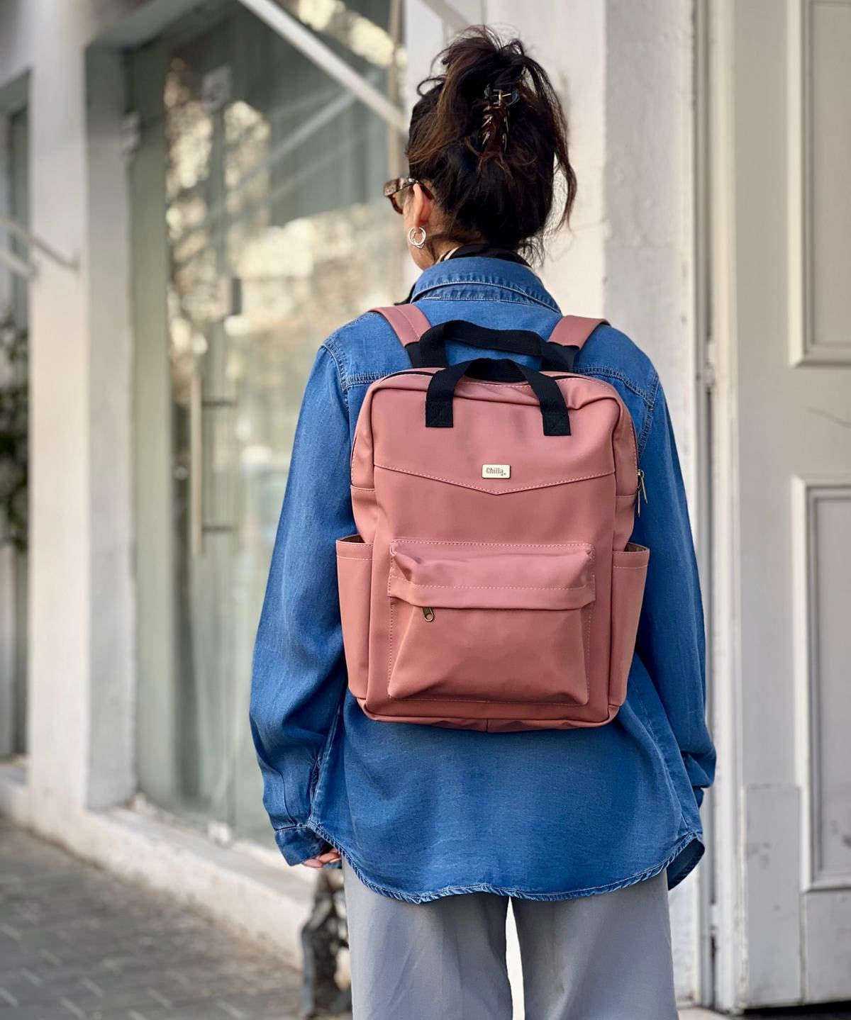 תיק NOAH ורוד עתיק