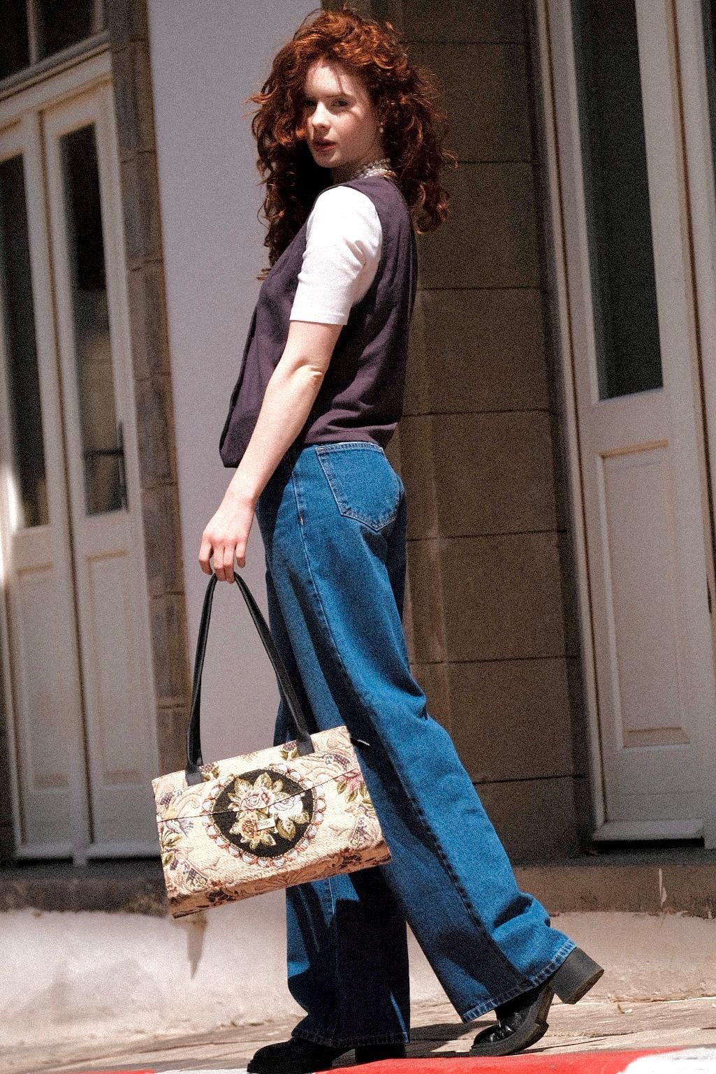 תיק כתף Lou'iz וינטאג'