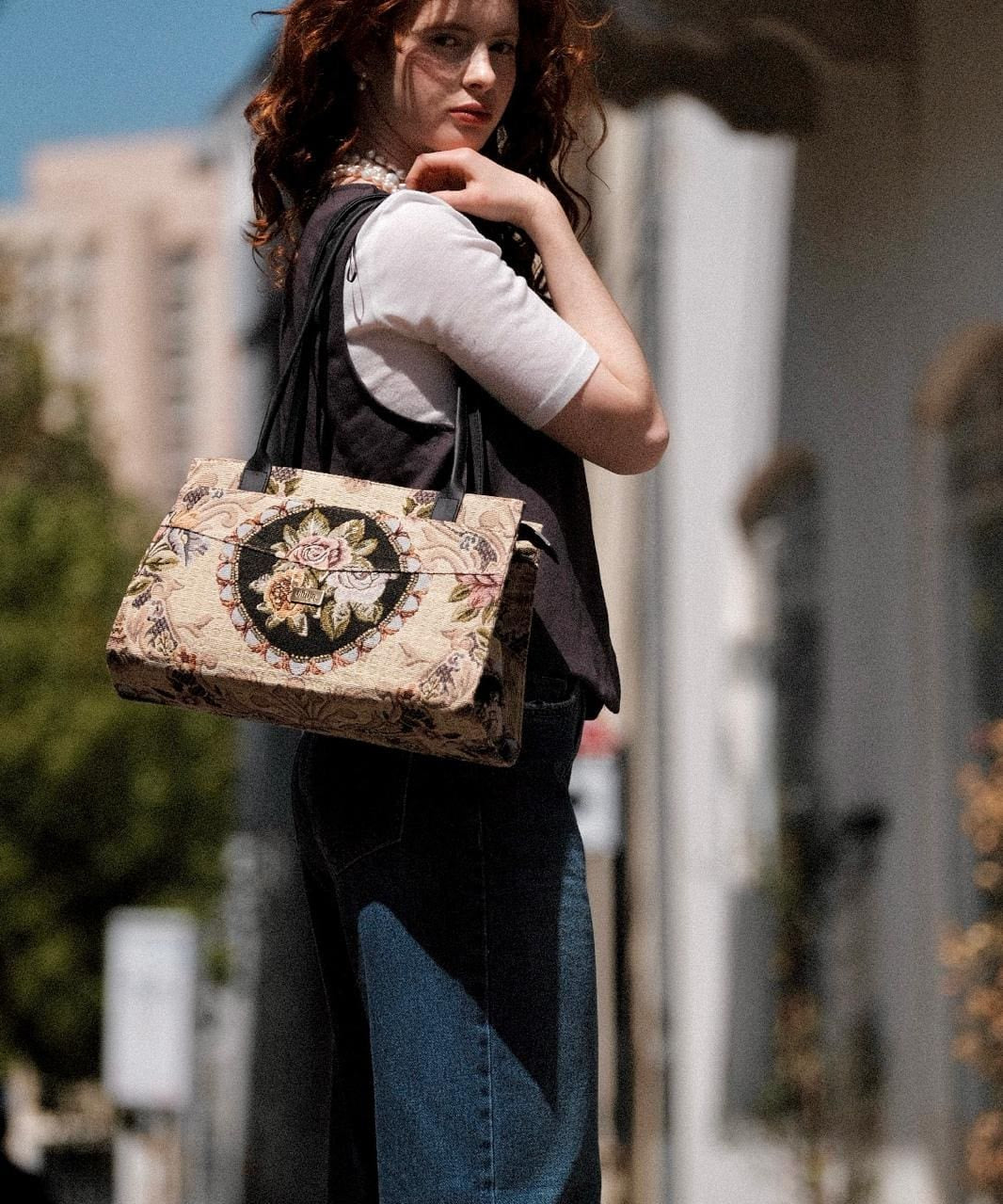 תיק כתף Lou'iz וינטאג'