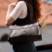 תיק כתף Lou'iz חום שוקולד