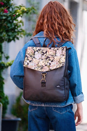 תיק גב סטודנטס גדול Flowery