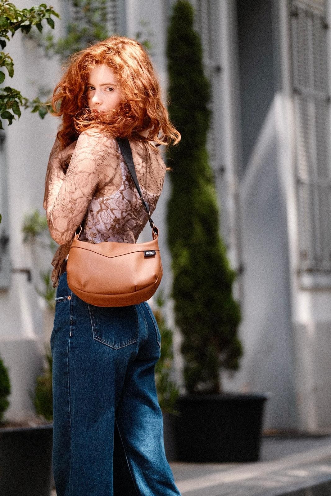 תיק צד ויטל קאמל חלק