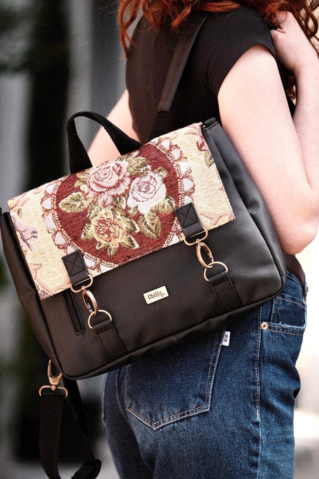 תיק גב/צד Jaffa קטן נוסטלגי