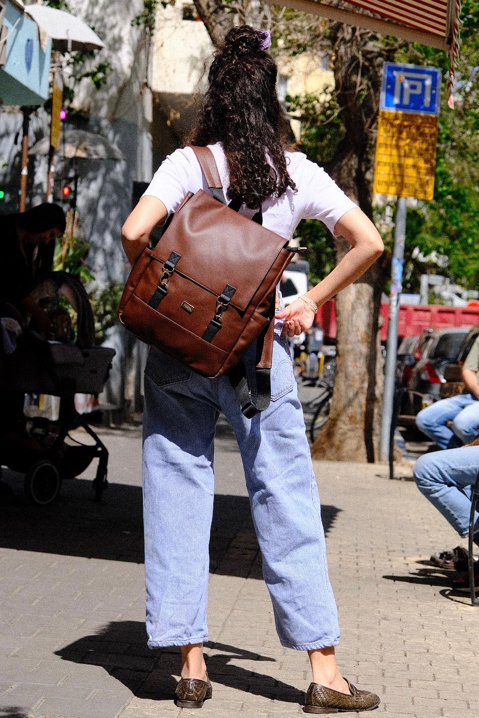 תיק גב Unicorn חום אדמה