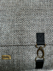 Gray Tweed Large Jaffa Convertible Bag