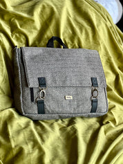 Gray Tweed Large Jaffa Convertible Bag