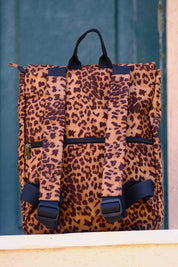 Medium Spotted Suede Like Students Backpack