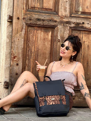 Black and White Unicorn Backpack