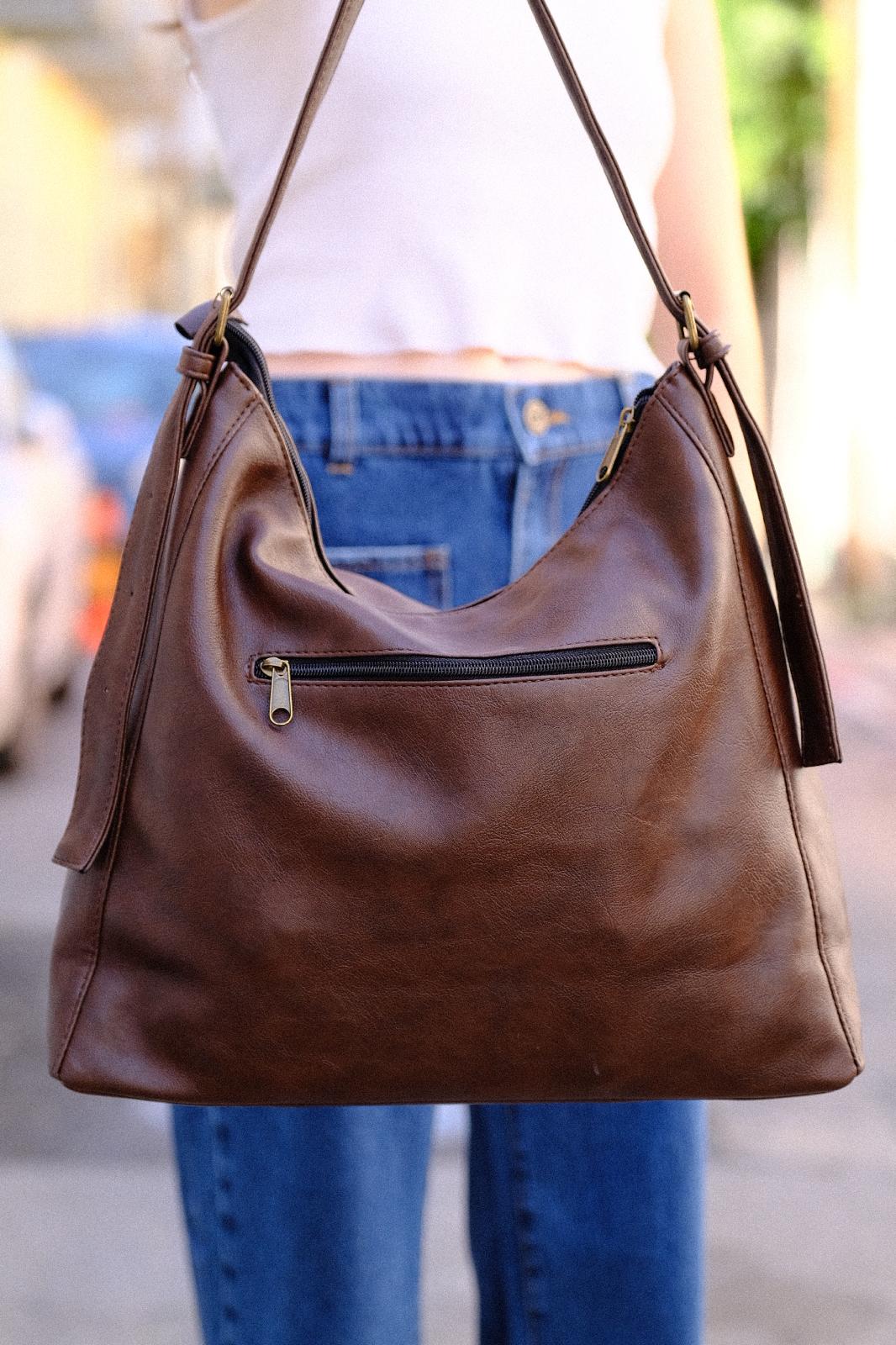 Retro Brown Renee Side Bag