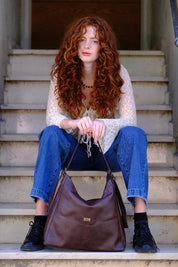 Retro Brown Renée Shoulder Bag