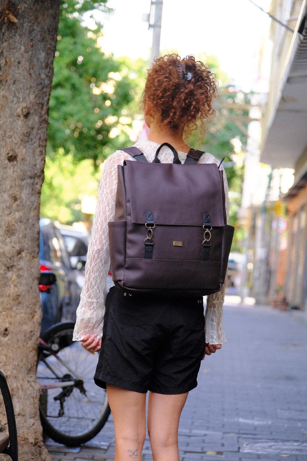 Chocolate Brown Large Unicorn Backpack