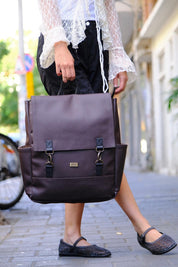 Large Chocolate Brown Unicorn Backpack