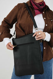Black Laptop Case with Removable Strap