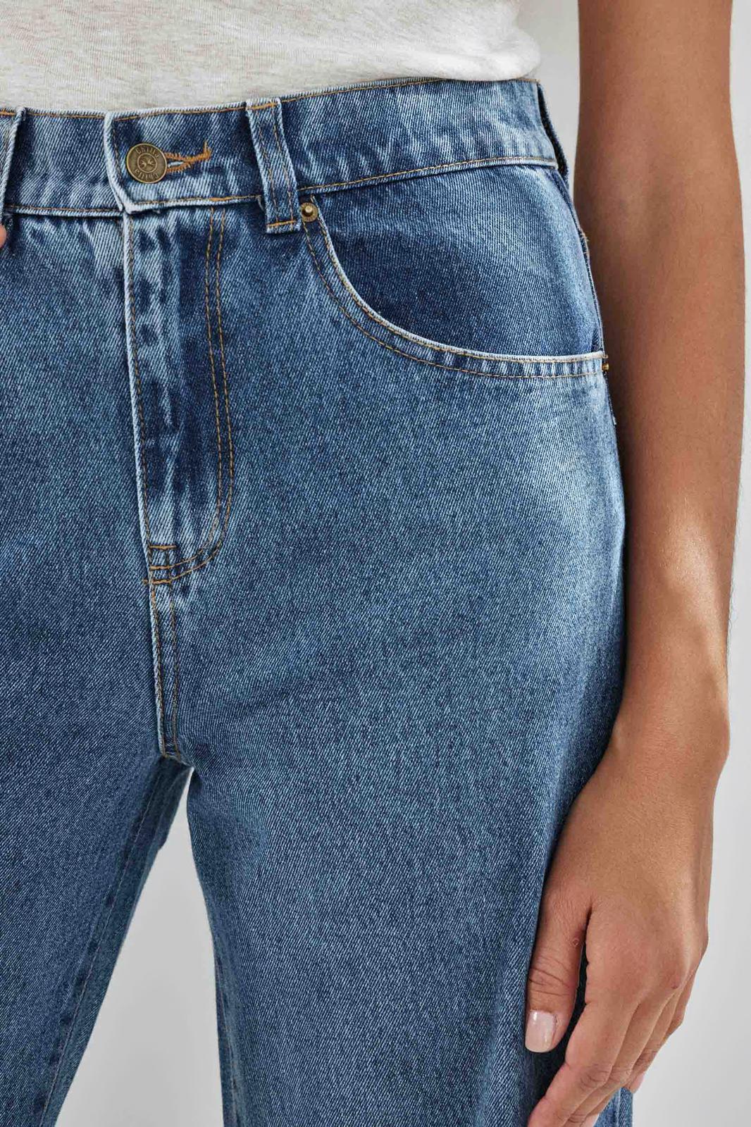 Light Blue Wide Leg Long Jeans