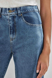 Light Blue Wide Leg Long Jeans