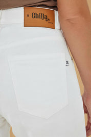 White Wide Leg Long Jeans